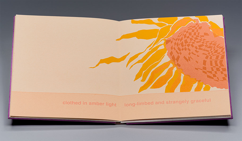 Sunflower Artist Book by Cathy Ryan